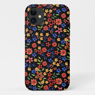 Retro Floral Miniprint Aangepaste iPhone 5/5s Hoes