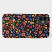 Retro Floral Miniprint Aangepaste iPhone 5/5s Hoes (Achterkant (horizontaal))