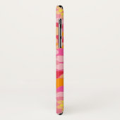 Retro Floral Monogrammed iPhone/iPad case (Achterkant/links)