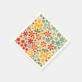 Retro. Floral motifs Servet (Hoek)