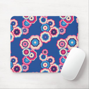 Retro Floral Muismat
