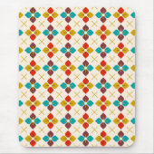 Retro Floral Muismat (Voorkant)