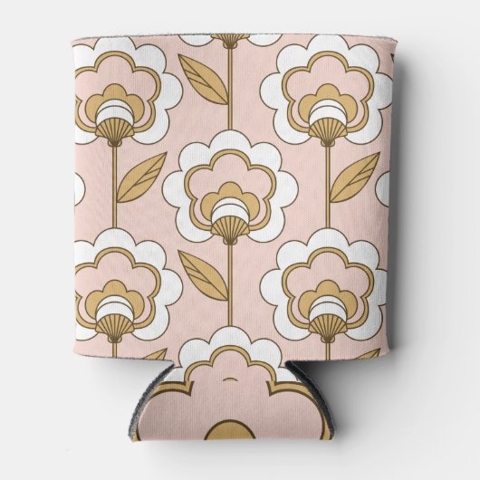Retro floral: naadloos  patroon. blikjeskoeler (Voorkant)