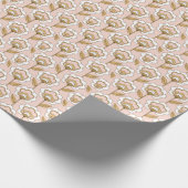 Retro floral: naadloos  patroon. cadeaupapier (Hoek)