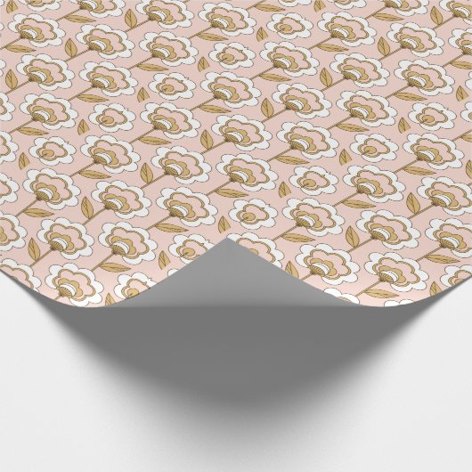 Retro floral: naadloos  patroon. cadeaupapier (Hoek)