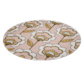 Retro floral: naadloos patroon. snijplank (Hoek)