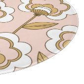 Retro floral: naadloos patroon. snijplank (Hoek)