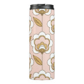 Retro floral: naadloos  patroon. thermosbeker (Achterkant)