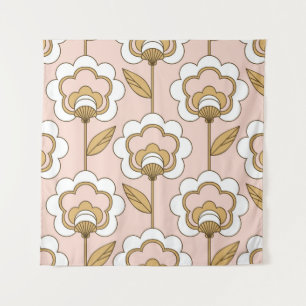 Retro floral: naadloos patroon. wandkleed