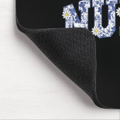 Retro Floral Neuro Nurse Neurology Neurologist Rn  Muismat (Hoek)