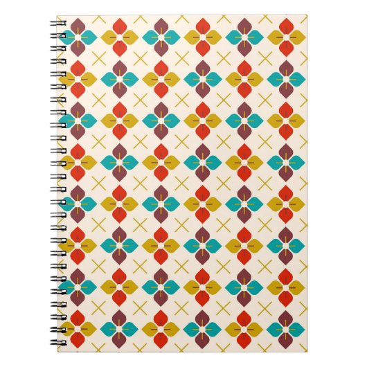 Retro Floral Notitieboek (Voorkant)
