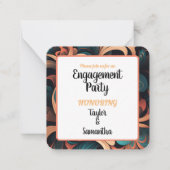  Retro Floral Notitiekaartje (Voorkant)