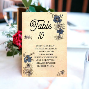  Retro Floral Old Comic Book Rustic Wedding Kaart