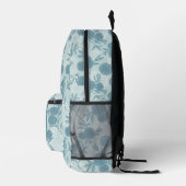 Retro Floral Patroon 2 2 Bedrukte Rugzak (Rechts)