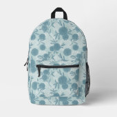 Retro Floral Patroon 2 2 Bedrukte Rugzak (Voorkant)