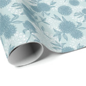 Retro Floral Patroon 2 2 Cadeaupapier (Rol Hoek)