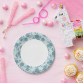 Retro Floral Patroon 2 2 Papieren Bordje (Feest)