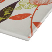 Retro Floral Patroon 2 2 Snijplank (Hoek)