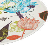 Retro Floral Patroon 2 2 Snijplank (Hoek)