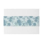 Retro Floral Patroon 2 2 Uitnodigingen Wikkel (Achterkant Voorbeeld)