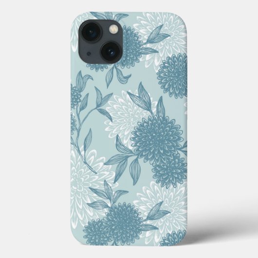 Retro Floral Patroon 2 3 Case-Mate iPhone Case (Achterkant)