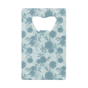 Retro Floral Patroon 2 3 Creditkaart Flessenopener