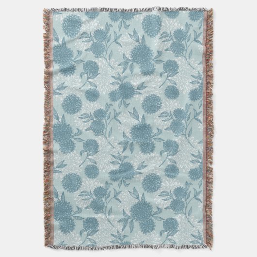 Retro Floral Patroon 2 3 Deken (Voorkant Verticaal)