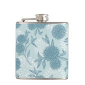 Retro Floral Patroon 2 3 Heupfles (Voorkant)