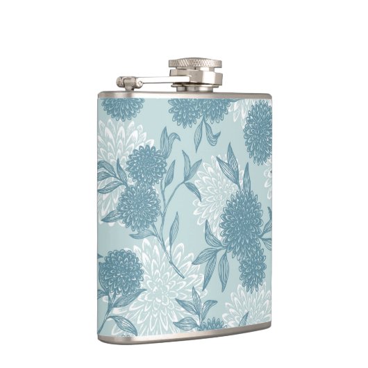 Retro Floral Patroon 2 3 Heupfles (Rechts)