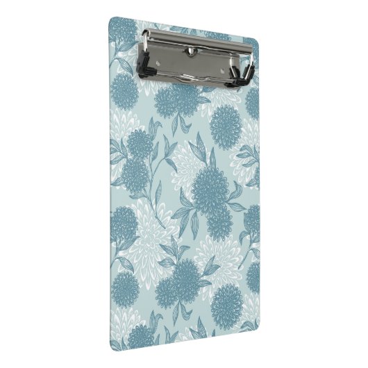 Retro Floral Patroon 2 3 Mini Klembord (Schuin)