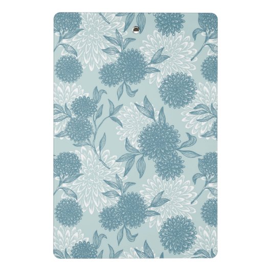 Retro Floral Patroon 2 3 Mini Klembord (Achterkant)