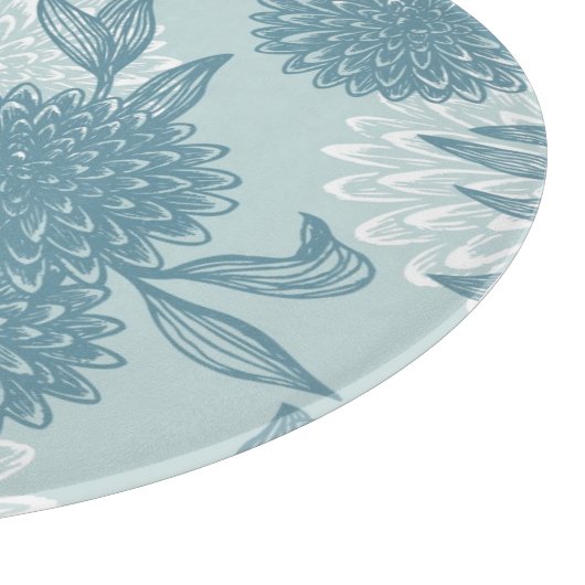 Retro Floral Patroon 2 3 Snijplank (Hoek)