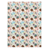 Retro Floral Patroon 2 Tafelkleed (Voorkant)