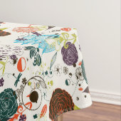 Retro Floral Patroon 2 Tafelkleed (Voorbeeld)