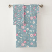 Retro floral pattern. bad handdoek (Insitu)