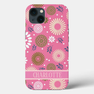 Retro Floral Pattern Case-Mate iPhone Case