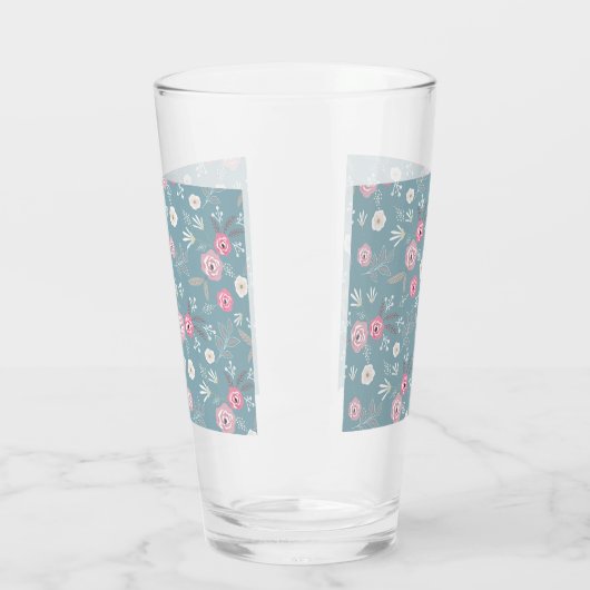 Retro floral pattern. glas (Links)