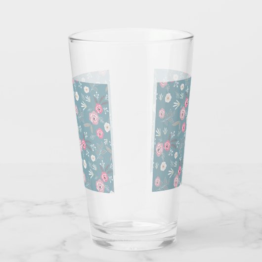 Retro floral pattern. glas (Rechts)