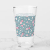 Retro floral pattern. glas (Voorkant)