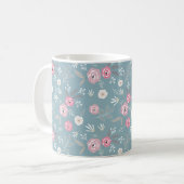 Retro floral pattern. koffiemok (Voorkant links)