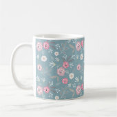 Retro floral pattern. koffiemok (Links)
