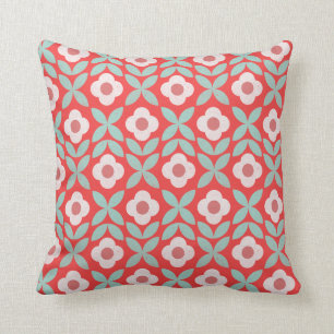Retro floral Pattern Pillow Kussen