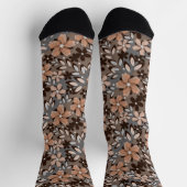 Retro floral pattern. sokken (Top)