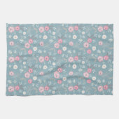 Retro floral pattern. theedoek (Horizontaal)