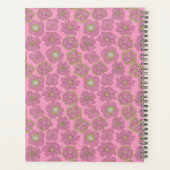 Retro Floral Pink Planner (Achterkant)