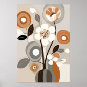 Retro Floral Poster (Voorkant)
