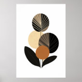  Retro Floral Poster (Voorkant)