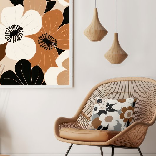  Retro Floral Poster