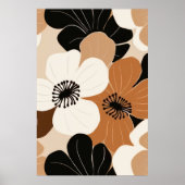  Retro Floral Poster (Voorkant)
