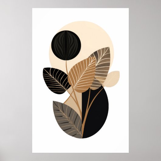  Retro Floral Poster (Voorkant)